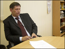 Сергей Останков на собрании акционеров