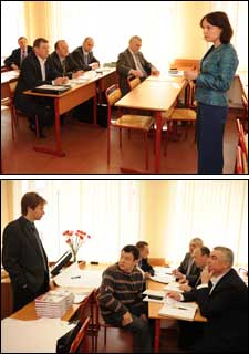 Е.Н. Павлова и А.В. Журавлев проводят обучение